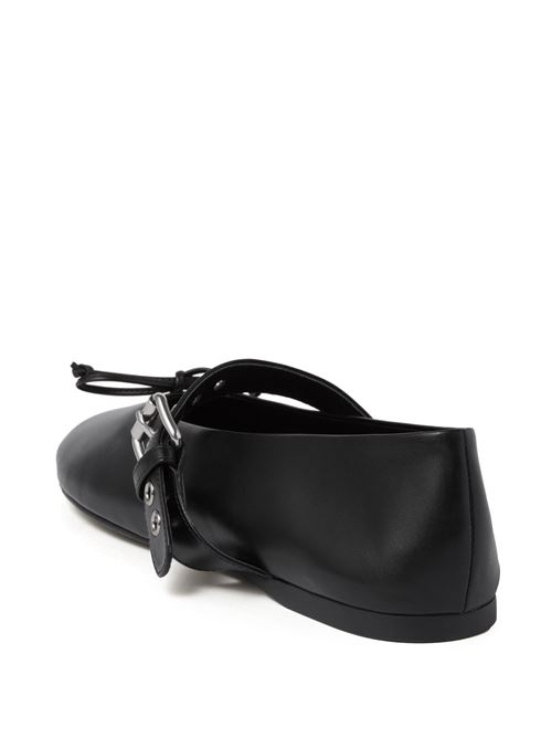 Leather black ballerina MIU MIU | 5F210EF-005070F0002